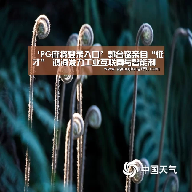 ‘PG麻将登录入口’郭台铭亲自“征才” 鸿海发力工业互联网与智能制造(图2) PG麻将登录入口
